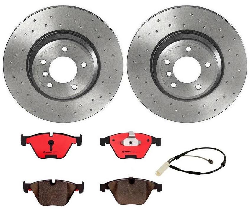 BMW Brembo Brake Kit - Pads and Rotors Front (348mm) (Xtra) (Ceramic) 34356792560 - Brembo 3084930KIT